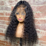13x6 pre-braided high ponytail lace front wig